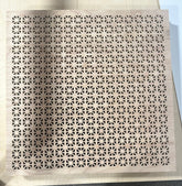 Custom Wood-Routed Vent Panel
