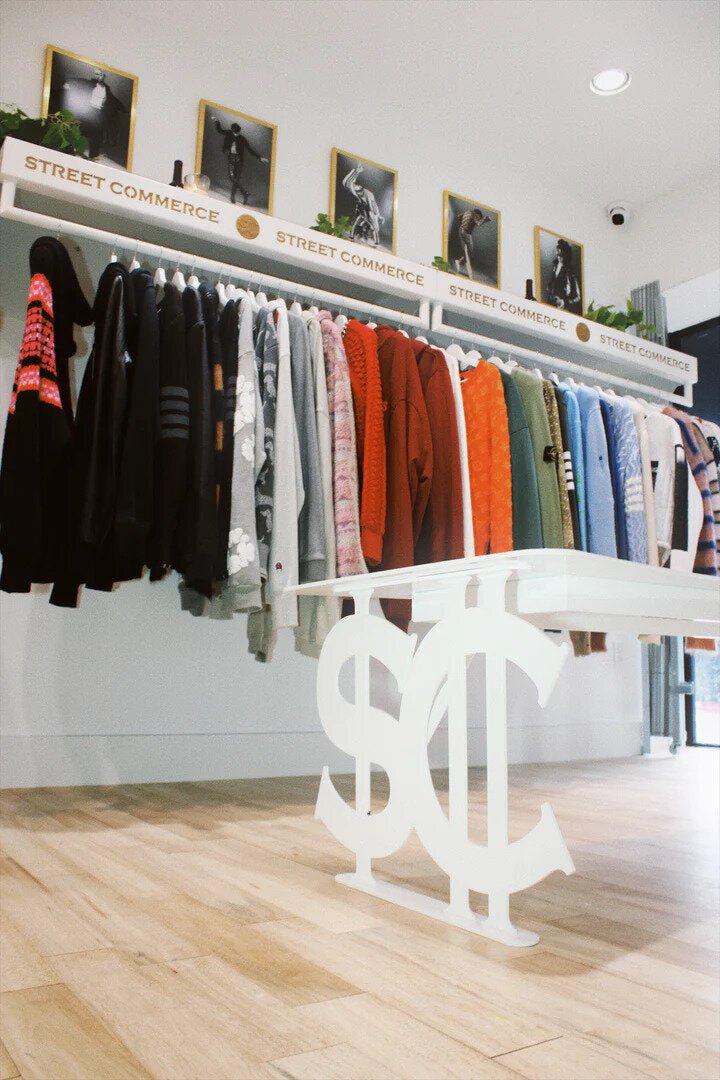 Custom Bench Jacket Custom Bench and Clothing Racks