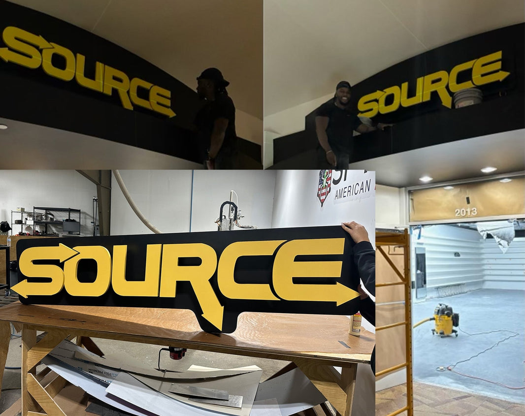 Commercial Signage Job for Sneaker Boutique